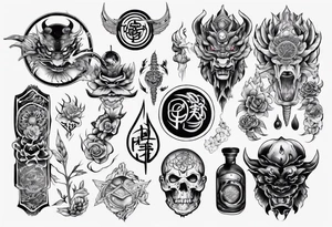 Narmal butt tattoo idea