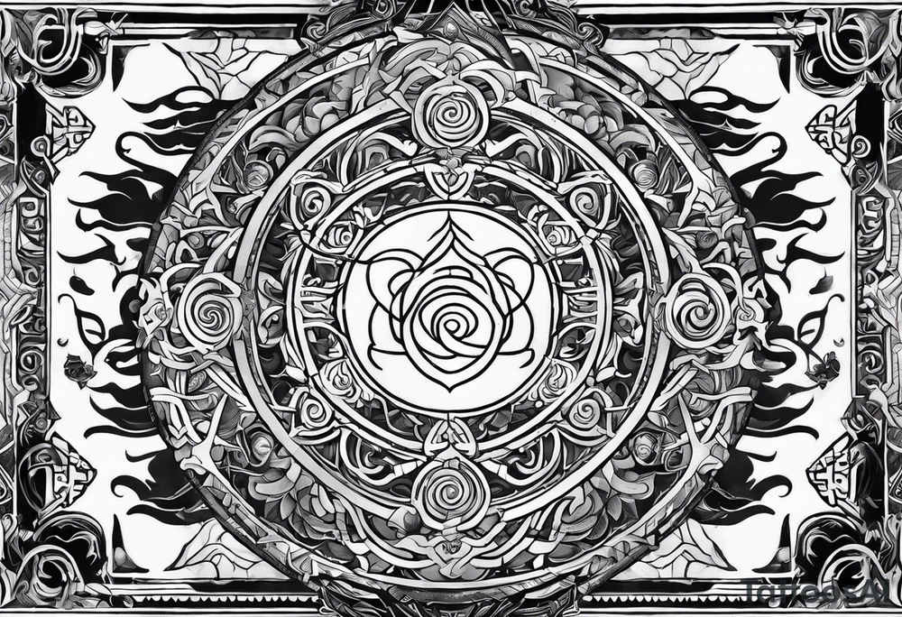 avatar the last airbender elemental symbols tattoo idea