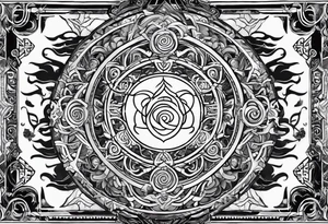 avatar the last airbender elemental symbols tattoo idea