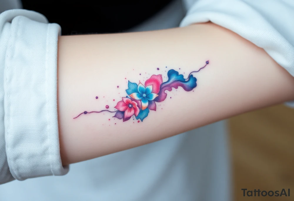 A galaxy tattoo idea