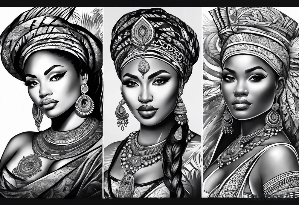Cameroun design tattoo idea