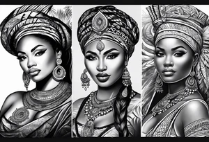 Cameroun design tattoo idea
