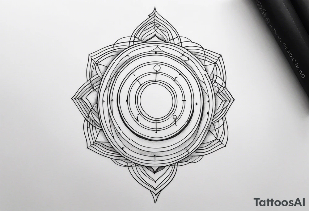 thin tattoo that circles around the arm and forearm tattoo idea