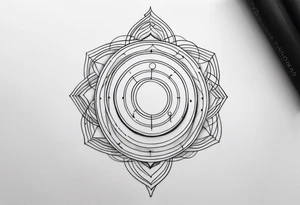 thin tattoo that circles around the arm and forearm tattoo idea