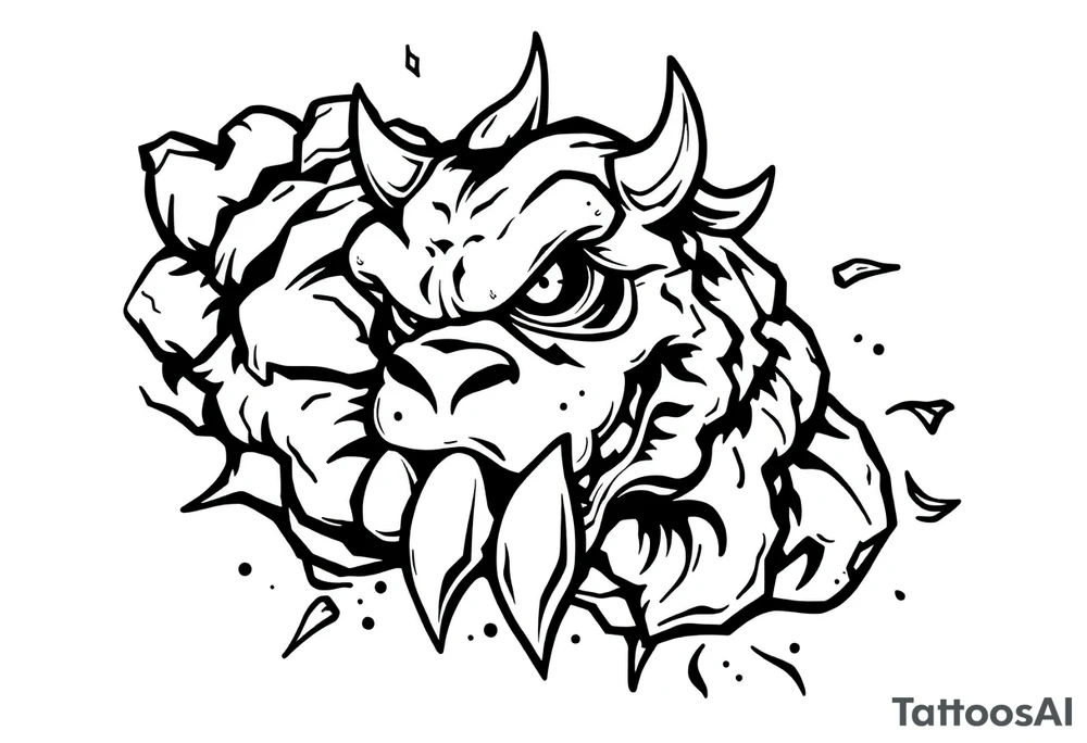 Lunger tattoo idea