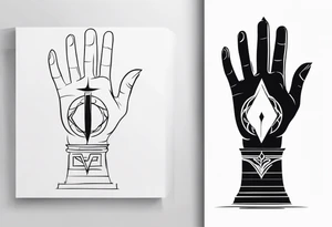 Hand of god tattoo idea