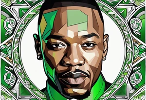 Dr dre green tattoo idea