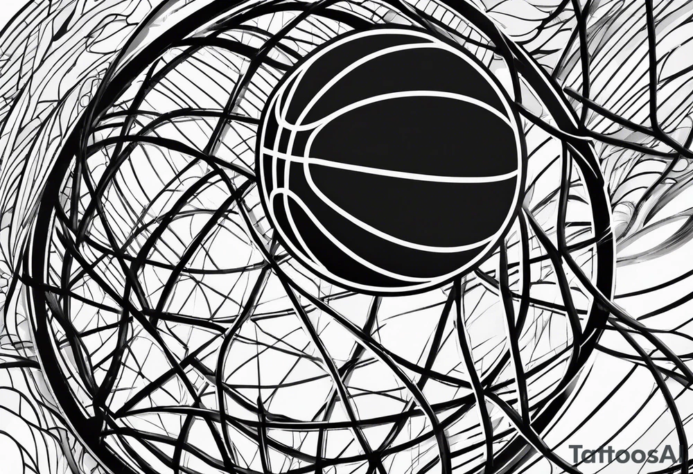 Basketball tattoo idea