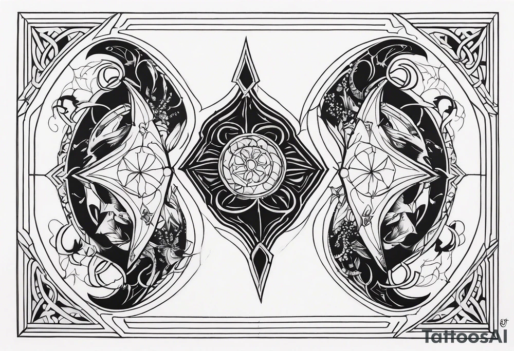 Gemini, Scorpio, Cancer, Sagittarius tattoo idea