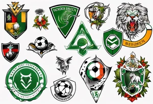 werder bremen fußball tattoo idea
