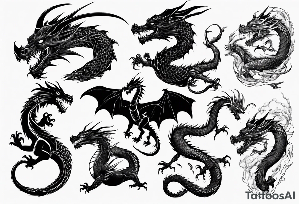 the Dragon tattoo idea