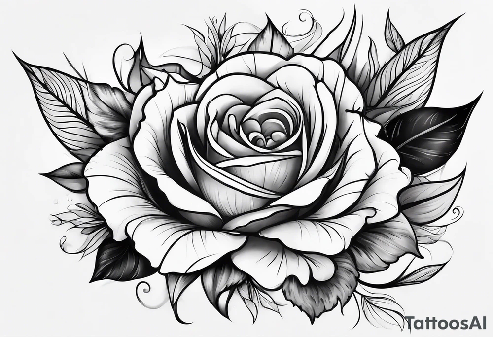 full sleeve sketch tattoo idea
