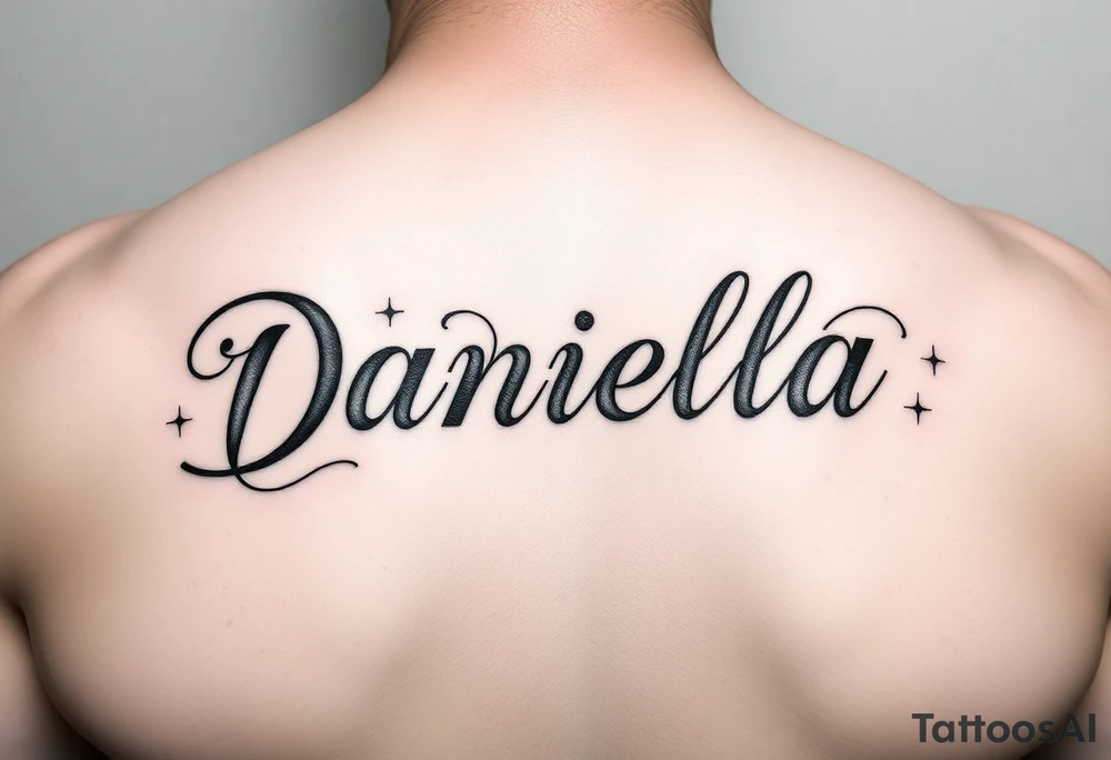 Name tattoo of Daniella , Adrian , Cristhell tattoo idea