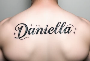 Name tattoo of Daniella , Adrian , Cristhell tattoo idea