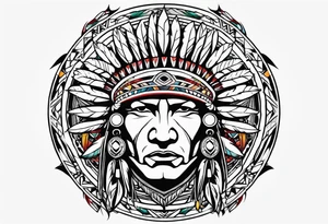 Osage Indian seal tattoo idea