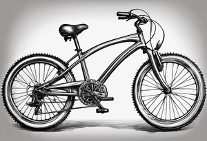 Bicycle gear tattoo idea