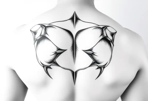 Fully nude lady with big boobs tattoo idea