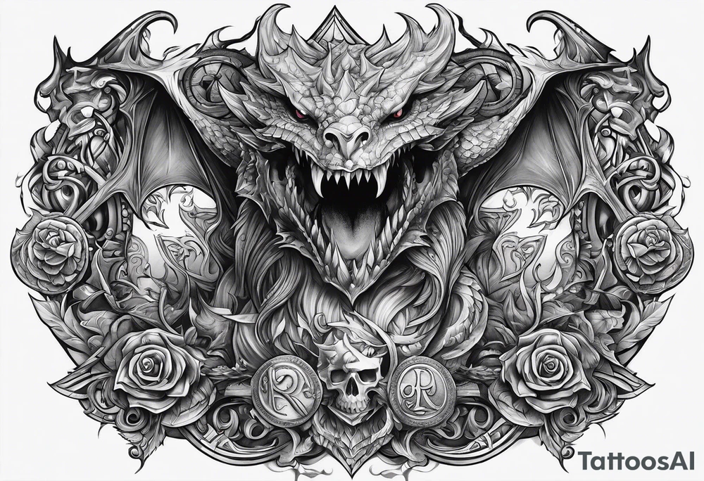 dungeons and dragons tattoo idea