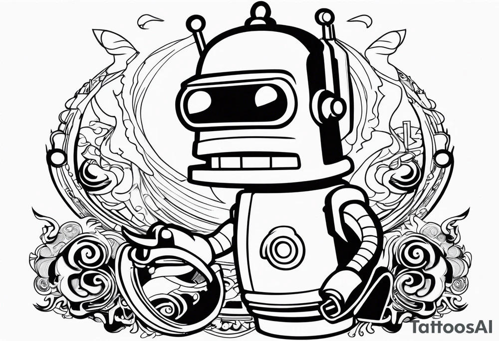 Futurama Bender tattoo idea