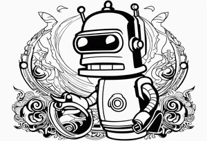 Futurama Bender tattoo idea