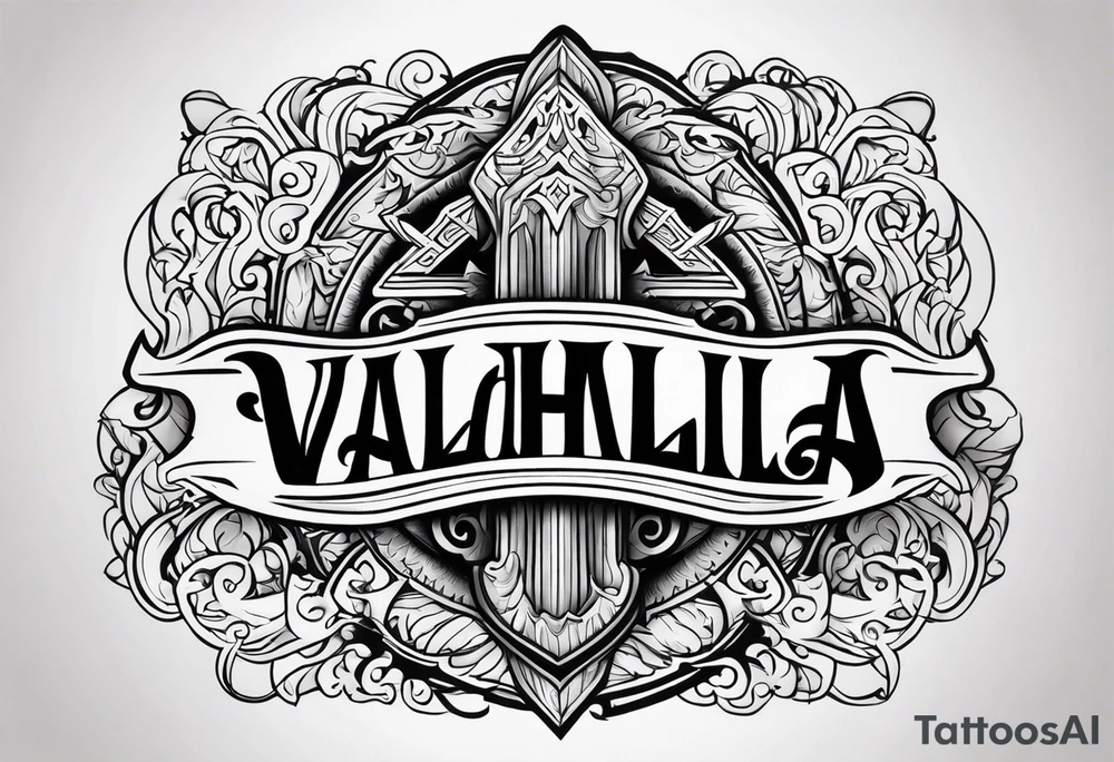 Valhalla tattoo idea