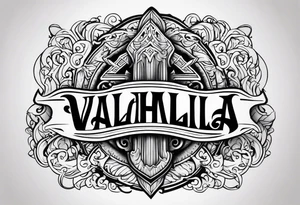 Valhalla tattoo idea