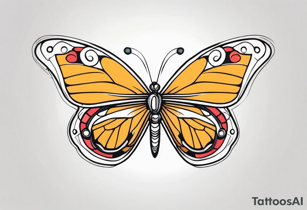 butterfly tattoo idea