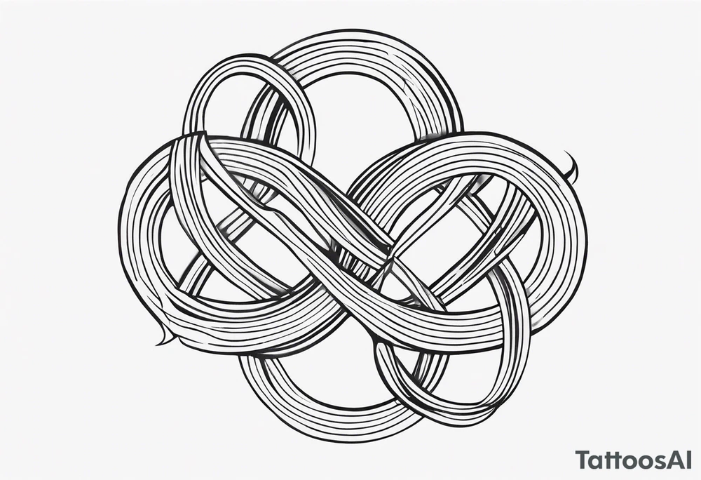 Two sankes intertwined going oposite ways and one being white tattoo idea