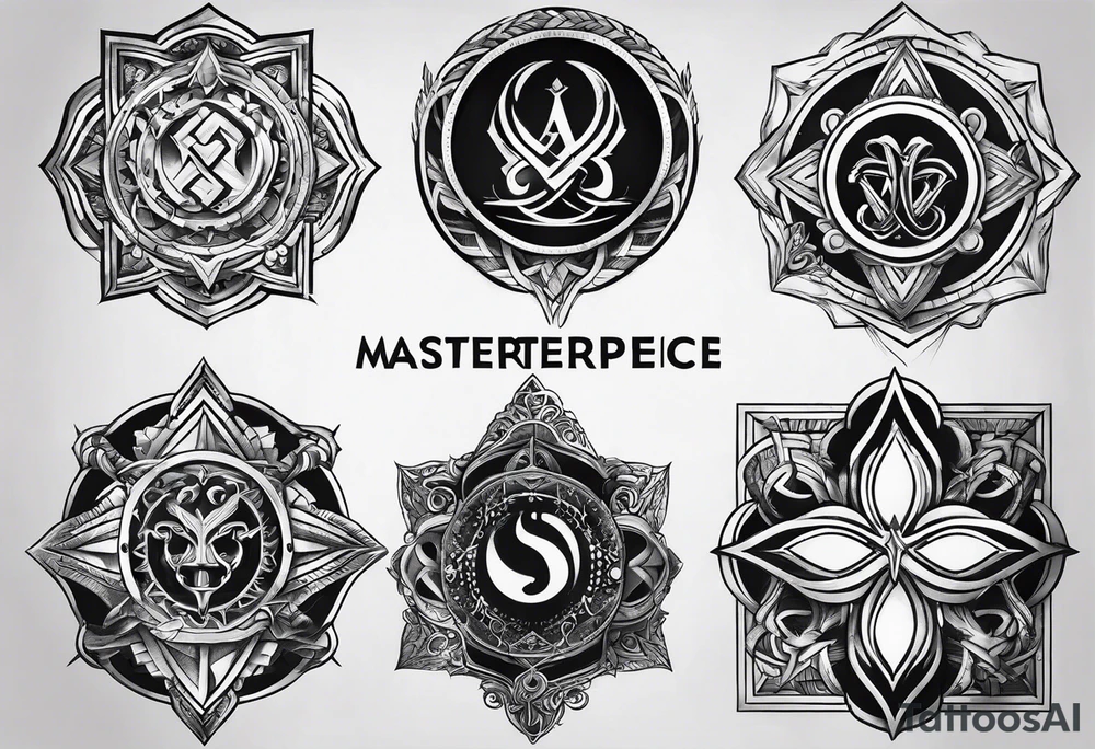 Brotherhood symbols tattoo idea
