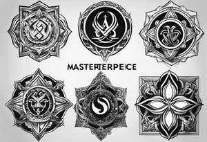 Brotherhood symbols tattoo idea