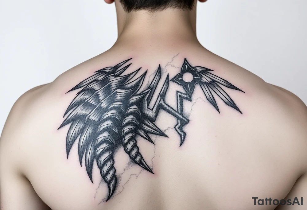 A warrior who lost her mother and is raising 3 kids tattoo idea