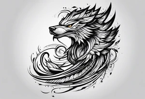 lightning tattoo idea