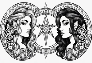 Gemini zodiac tattoo tattoo idea