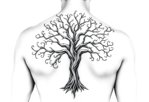 Irish shoulder tattoo, that is non-religious and has a Celtic tree tattoo idea