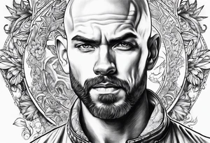 Tattoo artist without hair man tattoo idea