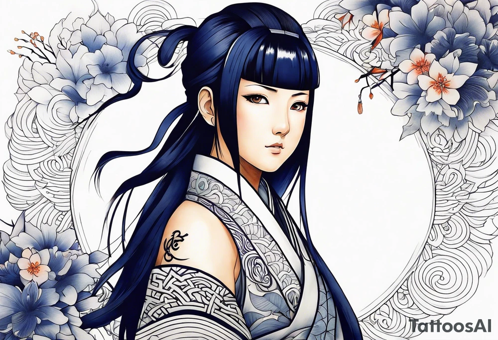 Hinata hyuga byakugan tattoo idea