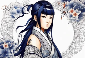 Hinata hyuga byakugan tattoo idea