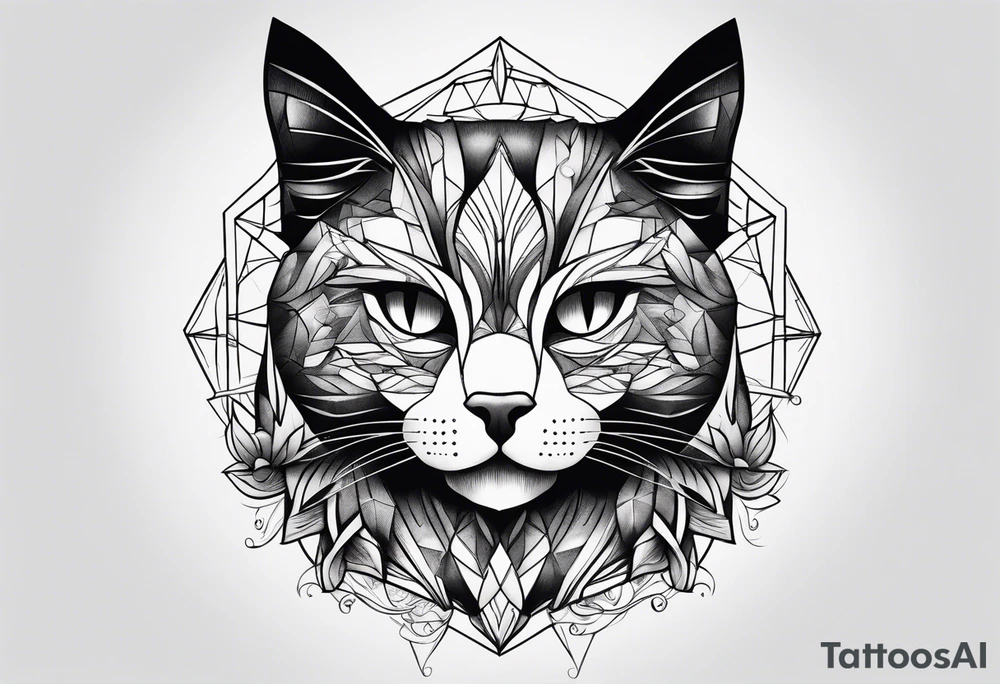 Black Cat tattoo idea