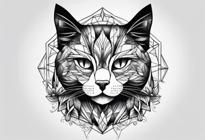 Black Cat tattoo idea