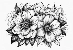 flower love tattoo idea