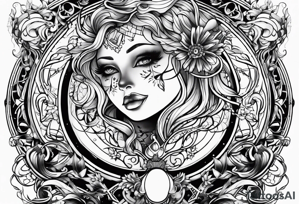 Gemini logo with stitches tattoo idea