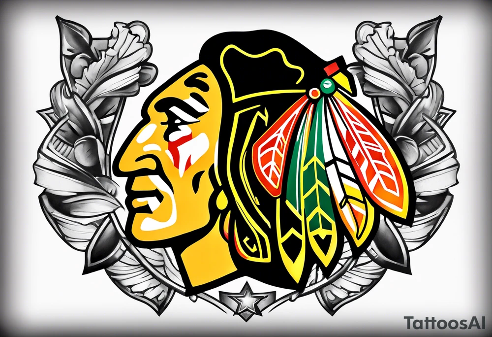 CHICAGO BLACKHAWKS tattoo idea