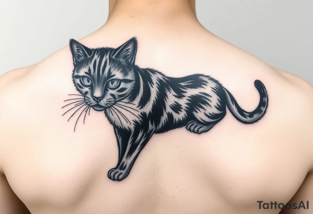 Black Cat tattoo idea