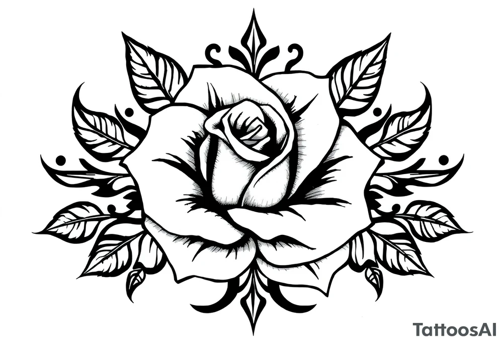Rose tattoo idea