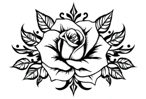 Rose tattoo idea