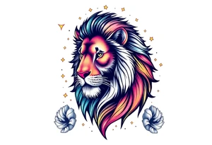 leon Galaxy power con calma tattoo idea