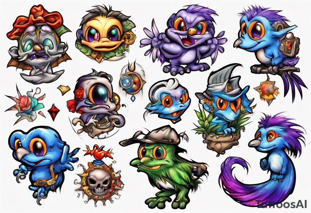 zoombinis tattoo idea