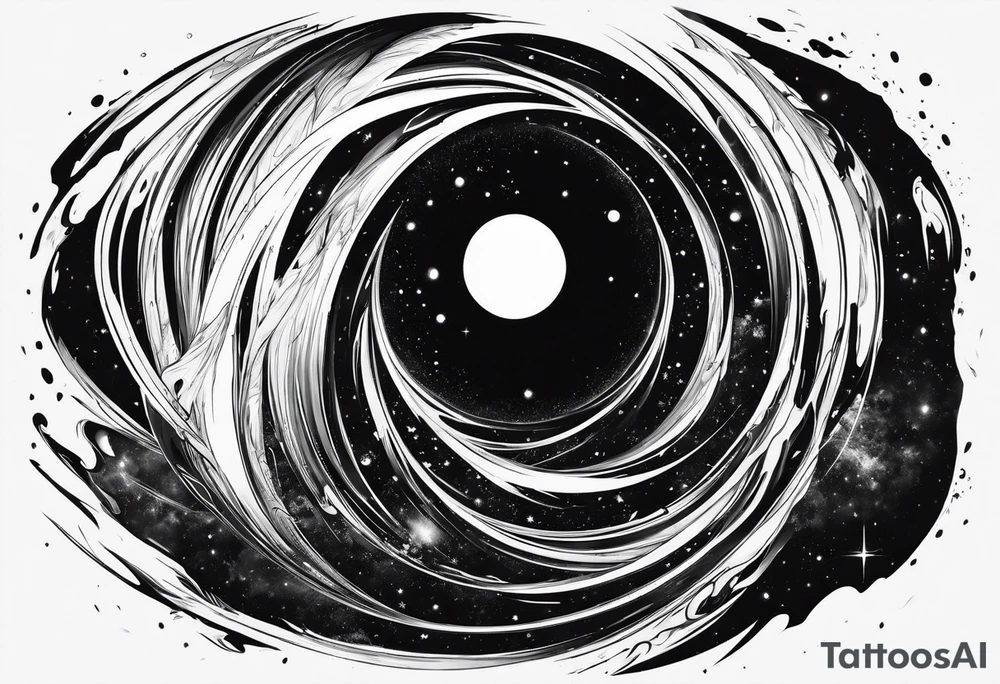 Gargantua black hole tattoo idea