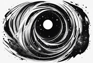 Gargantua black hole tattoo idea