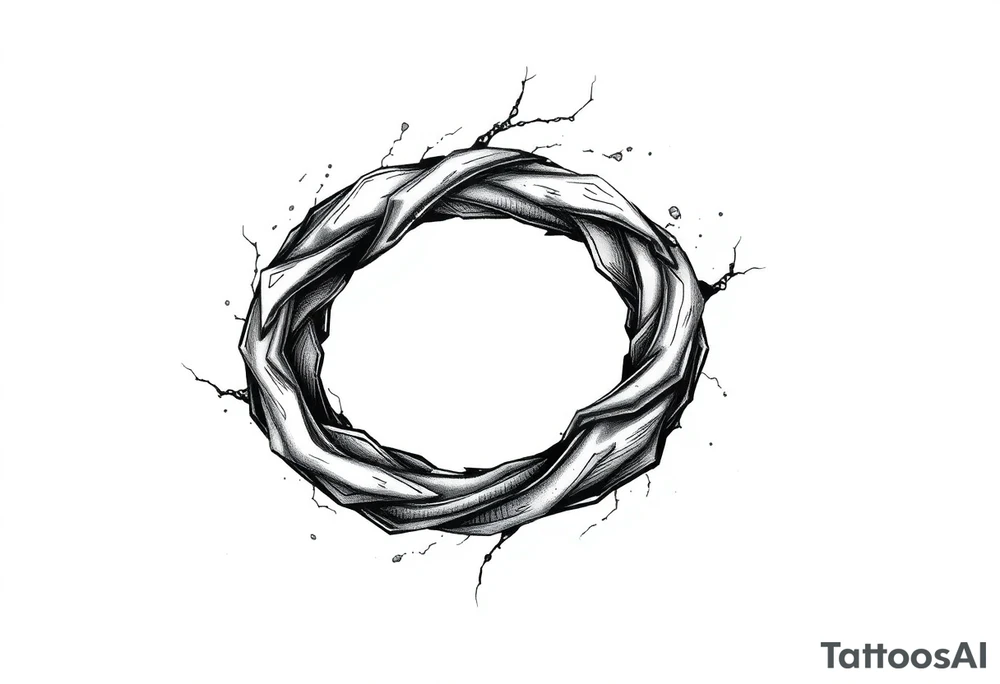 Infinity loop tattoo idea